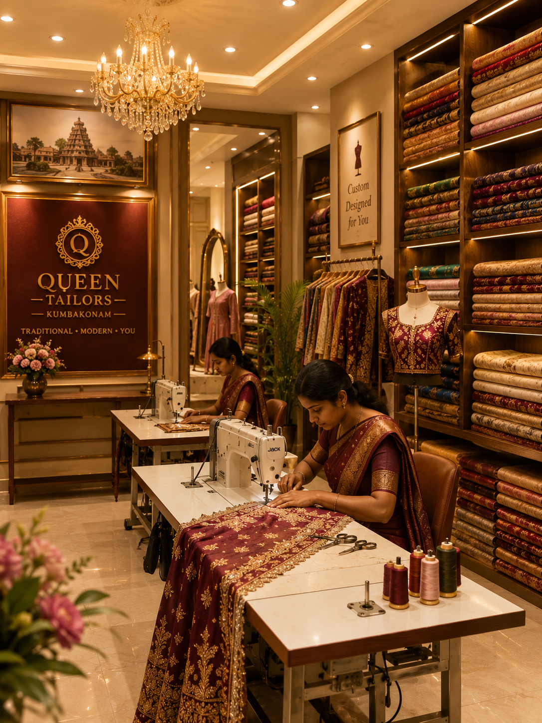 Queen Tailors Interior